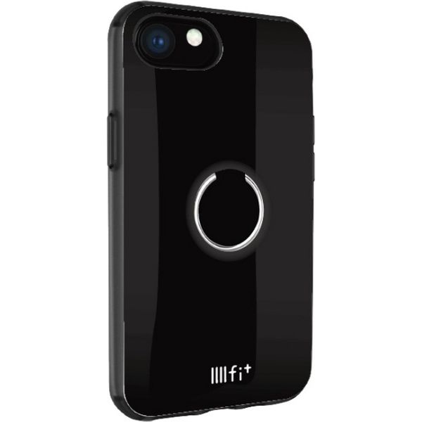 グルマンディーズ iPhoneケース　IIIIfi+(R) ring（イーフィット リング） iPhone8/7/6s/6対応ケース　ブラック（直送品）