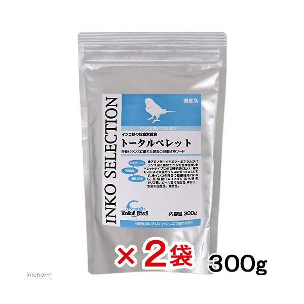 イースター　インコセレクション　トータルペレット　インコ　2250001897798　1セット(300g×2袋)（直送品）