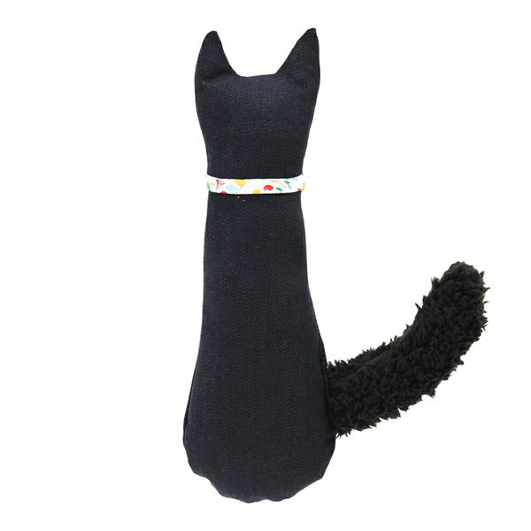 リーフ けって遊べる猫のぬいぐるみ 黒しっぽ 猫用おもちゃ