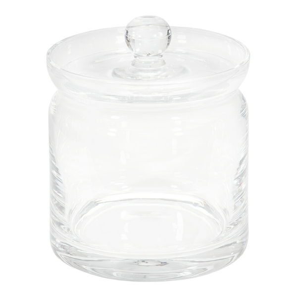 （７−４）ガラクタ珍　ガラス容器 「薬呑」水やお湯を注いだ容器　戦前のガラスです。上部の蓋に欠損があります。