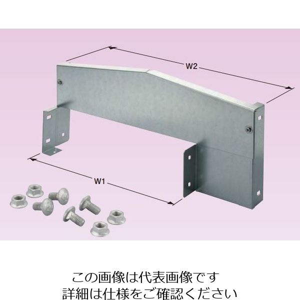 ネグロス電工 段違い口径違い接続(左寄せ) SDRCLCR6045L 1組（直送品）