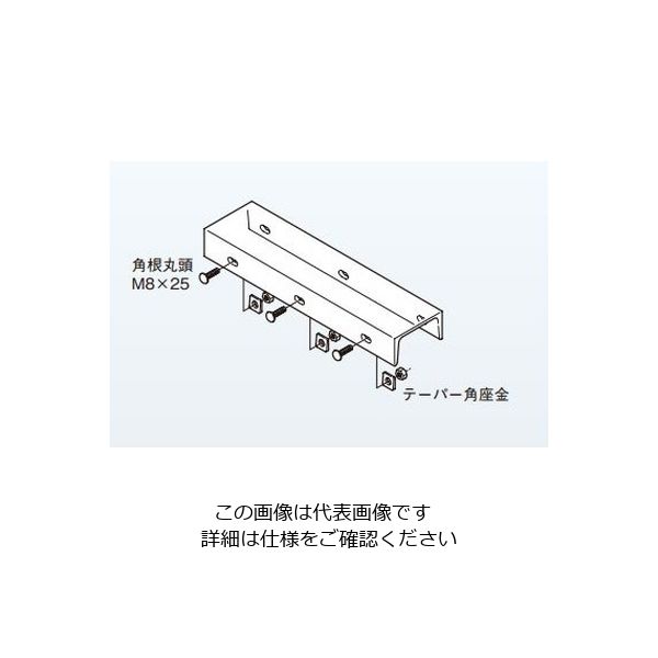 ネグロス電工 アルミダクト用支持架台 ZSPT100C 1本（直送品）