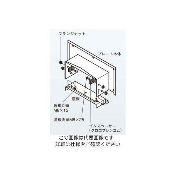 ネグロス電工 止水プレート SD SDSWPQR20NL 1個（直送品）