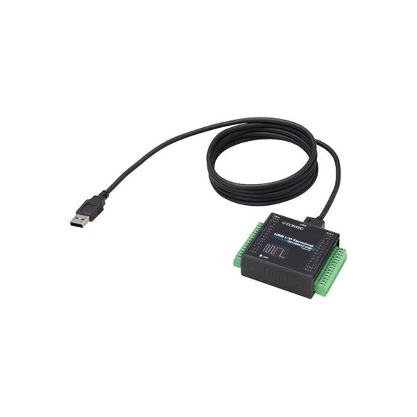コンテック（CONTEC） 非絶縁型デジタル入出力ターミナル DIO-0808TY-USB 1個（直送品）