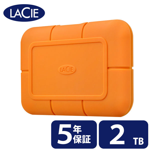 SSD 外付け 2TB ポータブル 5年保証 Rugged SSD STHR2000800 LaCie 1個
