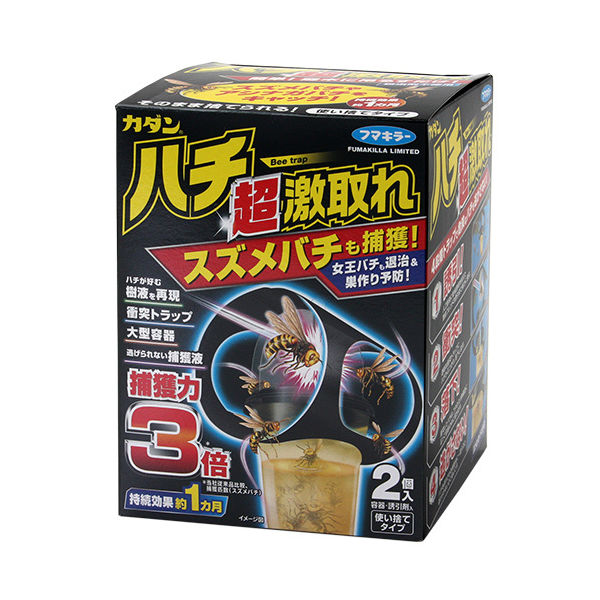 カダンハチ超激取れ 2個入り 4902424444803 1個 ハチ用 捕獲器