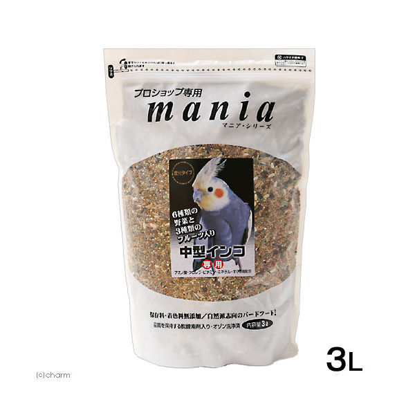 黒瀬ペットフード プロショップ専用　ｍａｎｉａ　中型インコ 4972228294102 1個（直送品）