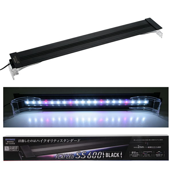 コトブキ工芸 コトブキ工芸 LED照明 フラットLED SS600 ブラック　管理80