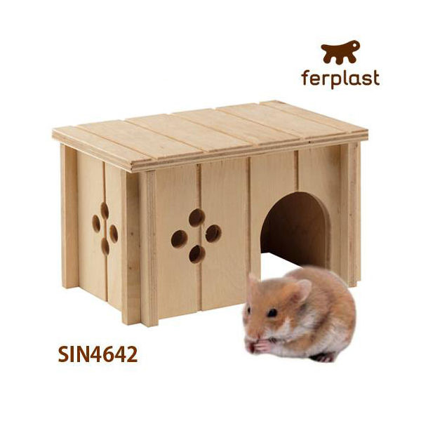 Ferplast ファープラスト　小動物用　木製ハウス　ＳＩＮ　4642 8010690041223 1個（直送品）