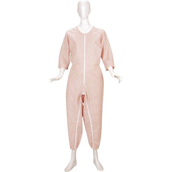 松本ナース産業 ビエラねまき　前開き　フック付　4300　ピンク　LL 1枚　【介護用衣類】介援隊カタログ（直送品）