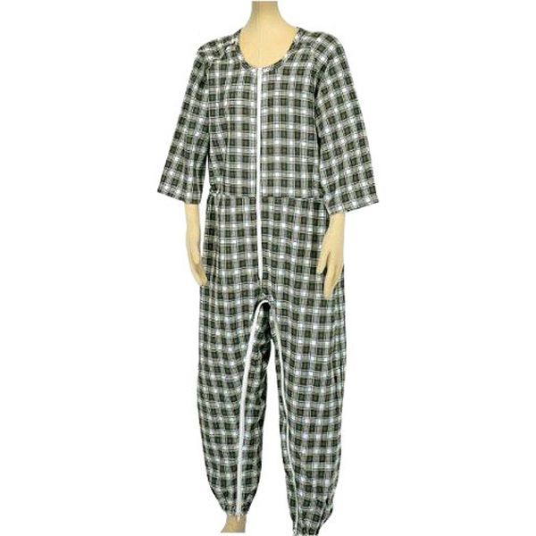 松本ナース産業 カラーツイル　前開き　普通ファスナー　4500　ベージュ　LL 1枚　【介護用衣類】介援隊カタログ（直送品）