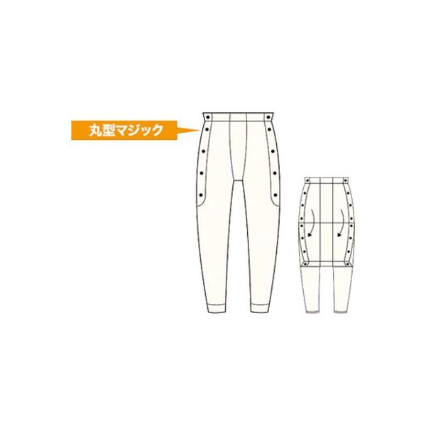 神戸生絲 綿キルト婦人用スラックス下　BM4　M 1枚　【介護用衣類】介援隊カタログ（直送品）