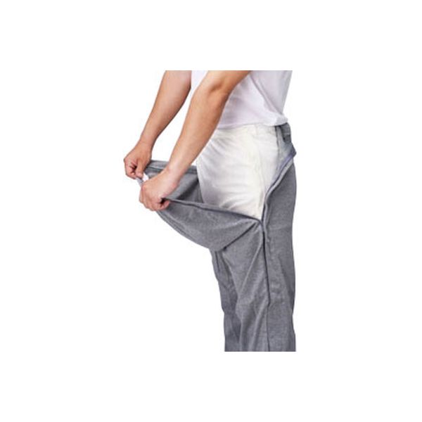 神戸生絲 紳士楽らくパンツ　No.48　グレー　M 1枚　【介護用衣類】介援隊カタログ（直送品）