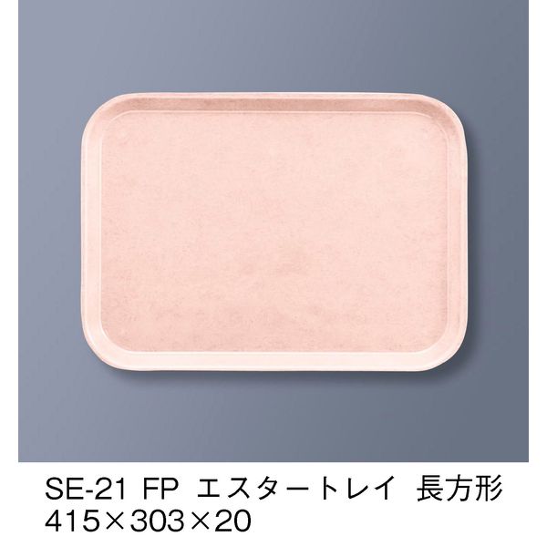 三信化工 エスタートレイ 長方形 SE-21-FP 1枚（直送品） - アスクル