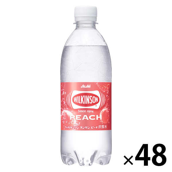 アサヒ飲料 WILKINSON（ウィルキンソン） タンサン ピーチ 500ml 1セット（48本）