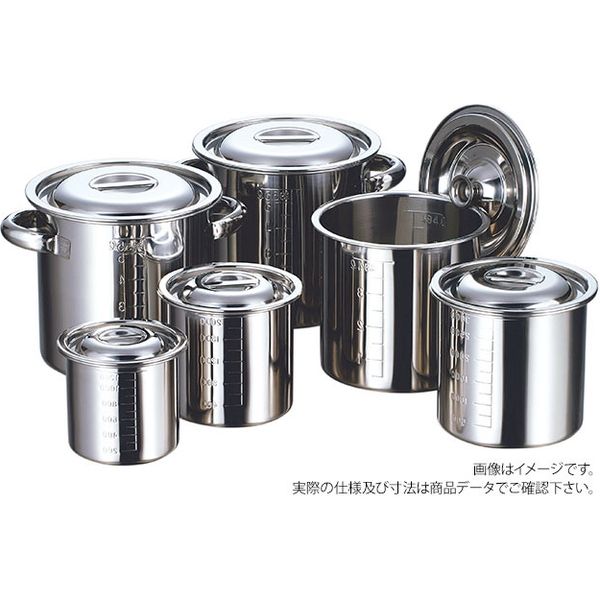 AG18ー8 目盛付寸胴鍋 48cm（手付） 1個 11348 赤川器物 