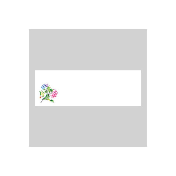 おてもとマット　上質ー３１１２　あじさい　10冊（1000枚入） 389254　カミイソ産商（直送品）