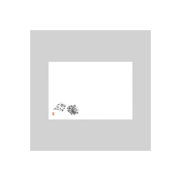 テーブルマット　尺３寸　Ｎｏ．１０１　さざえ　10冊（1000枚入） 71000101　カミイソ産商（直送品）