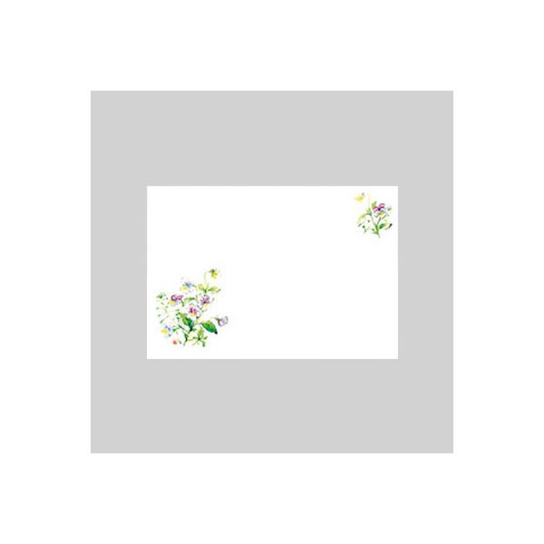 テーブルマット　尺３寸　Ｎｏ．２０２　三色すみれ　10冊（1000枚入） 72000202　カミイソ産商（直送品）