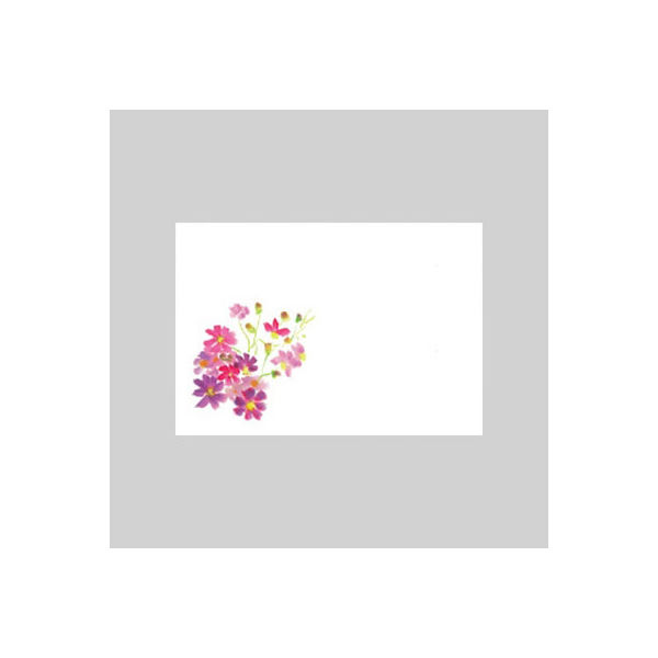 テーブルマット　尺３寸　Ｎｏ．２１１　コスモス　10冊（1000枚入） 72000211　カミイソ産商（直送品）