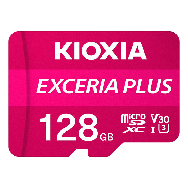 128GB microSDXCカード マイクロSD KIOXIA キオクシア 旧東芝メモリ EXCERIA CLASS10 UHS-I R:100MB s SD変換アダプタ付 海外リテール LMEX1L128GG2 ◆メ