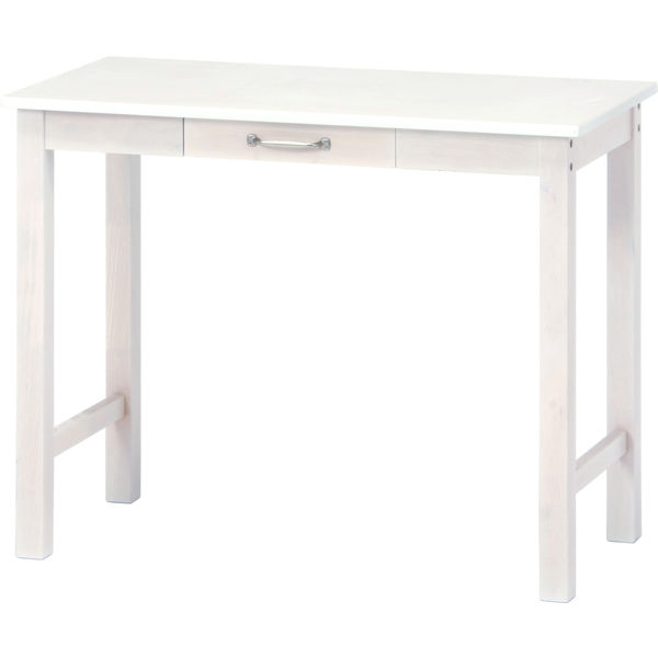 不二貿易 デスク マンチェスター 幅900×奥行450×高さ720ｍm ホワイト 10885 1台（直送品） 10,986円