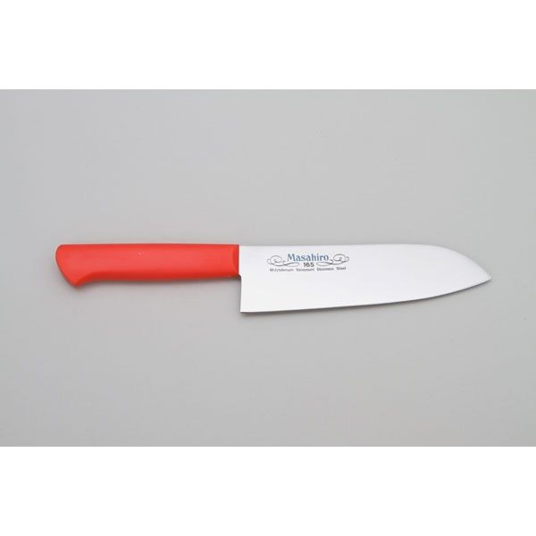 マサヒロ MV-P三徳型165mm赤 #14423 1本