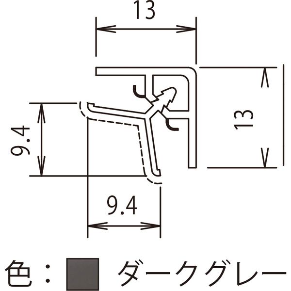 【建築資材・浴室用床シート】フクビ化学工業 壁面化粧パネル 鏡面アルパレージ用入隅（セパレート）　KDG AES2KDG 1セット（20本入）（直送品）