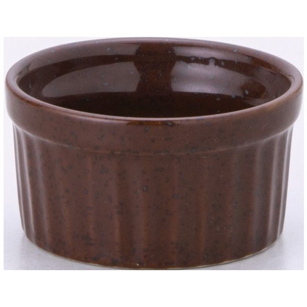金正陶器 5cmスフレ 栗梅茶（10入り） 9-88-21 10個入り（直送品）