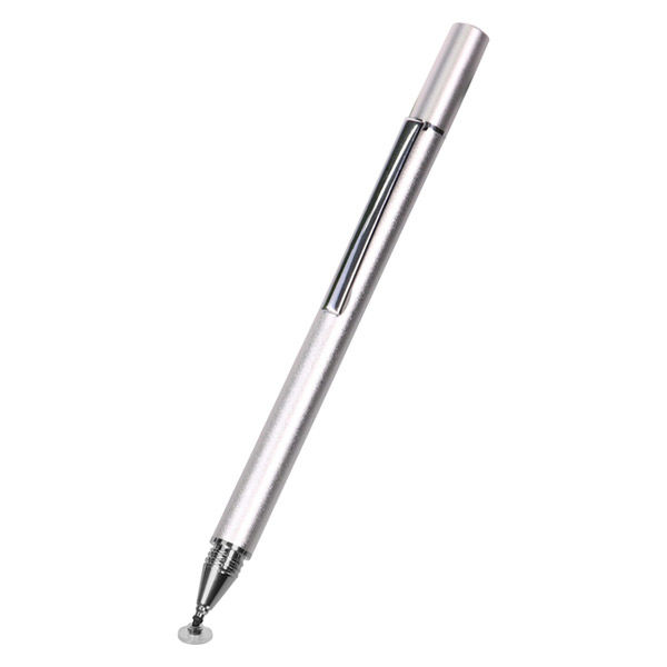 タッチペン 丸型ヘッド静電式 スマートフォン・タブレット用タッチペン OWL-TPSE01-SI シルバー 1本 オウルテック
