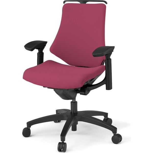 設置込】イトーキ エフチェア ローバック 布張り 可動肘 ハンガー付