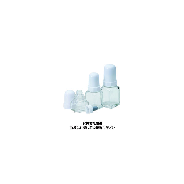 新潟精機 スポイト瓶ガラス角型 SBー10 10ml 白 SB-10 1セット(3本)（直送品）