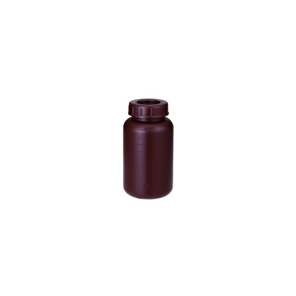新潟精機 広口茶色ビン 500ml BWBー500 BWB-500 1セット(6個)（直送品）