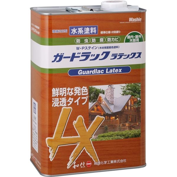 和信化学工業 水性シリーズ ガードラック ラテックス 白木色 3.5kg 1缶