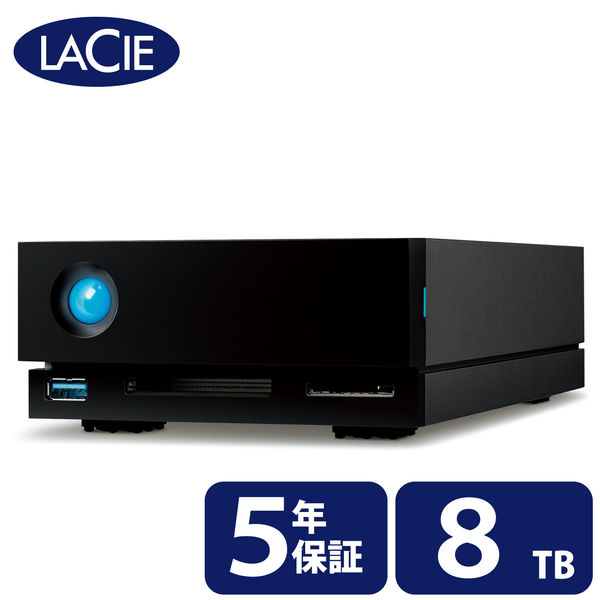 HDD 外付け 8TB 据え置き 5年保証 1big Dock HDD STHS8000800 LaCie 1個