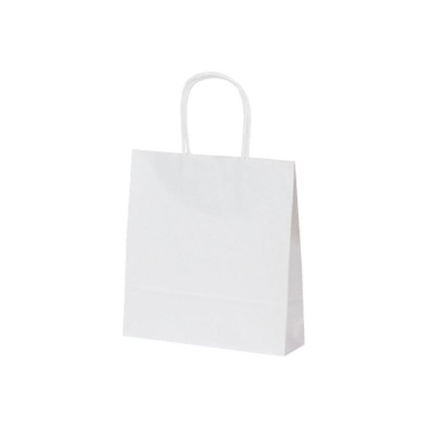 ベルベ １５３６　自動紐手提袋　ＴーＡ５　白無地　200枚（25×8）（直送品）