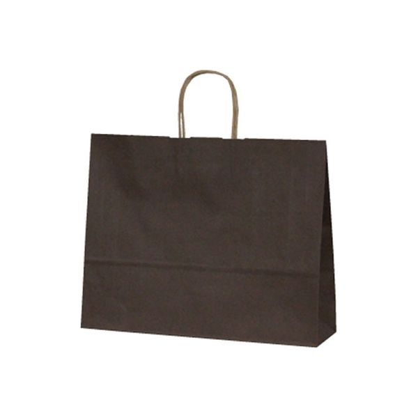 ベルベ １５４２　自動紐手提袋　ＴーＹ　カラー（カカオ）　200枚（50×4）（直送品）