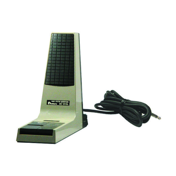 ノボル電機 ノボル 構内放送用卓上型ダイナミックマイクロホン MC-9110L 1本 813-6725（直送品）