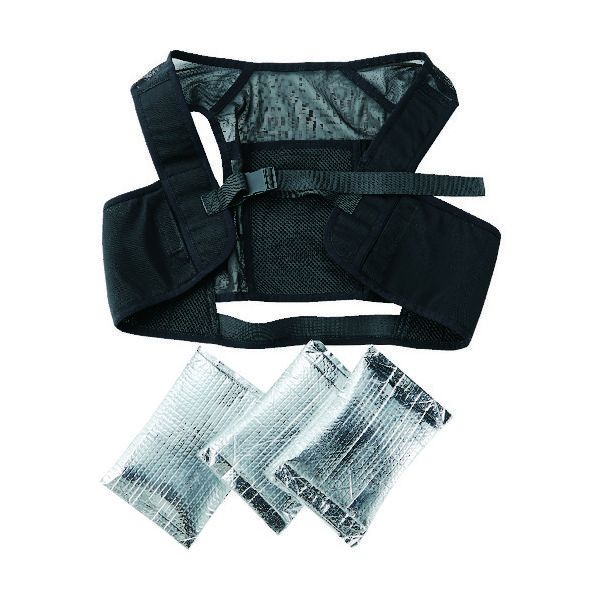 トラスコ中山 TRUSCO アイシングベスト 保冷剤3個セット TICEV-SET 1セット(1着) 194-8978（直送品）