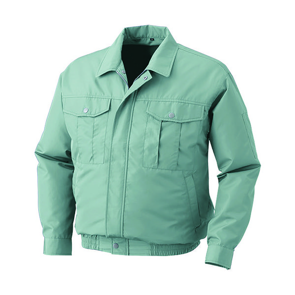 空調服 ポリエステル製ワーク空調服[[R下]] ウェアのみ モスグリーン 4L KU90540-C07-S6 1着 827-8373（直送品）