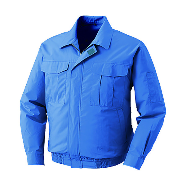 空調服 冷却上着 綿薄手ワーク空調服[[R下]] KU90550 ウエアのみ ライトブルー 5L KU90550-C24-S7 1着（直送品）