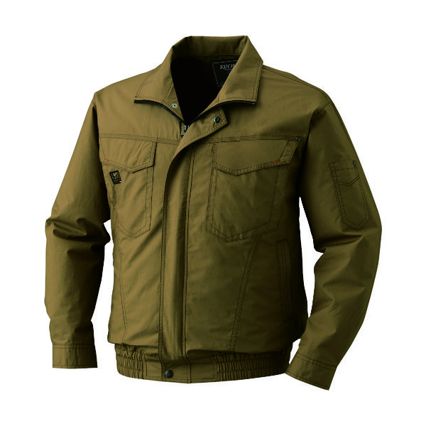空調服 綿薄手タチエリウェアのみ キャメル 4L KU91400-C20-S6 1着 827-8415（直送品）
