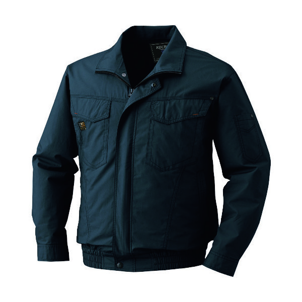 空調服 綿薄手タチエリウェアのみ チャコール 5L KU91400-C69-S7 1着 827-8422（直送品）