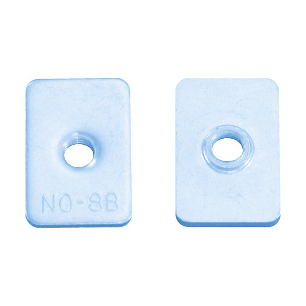 カメダデンキ カメダ 角ナット NOー8B ねじ径M8 (50個入り) 1セット(50個) 139-1498（直送品）