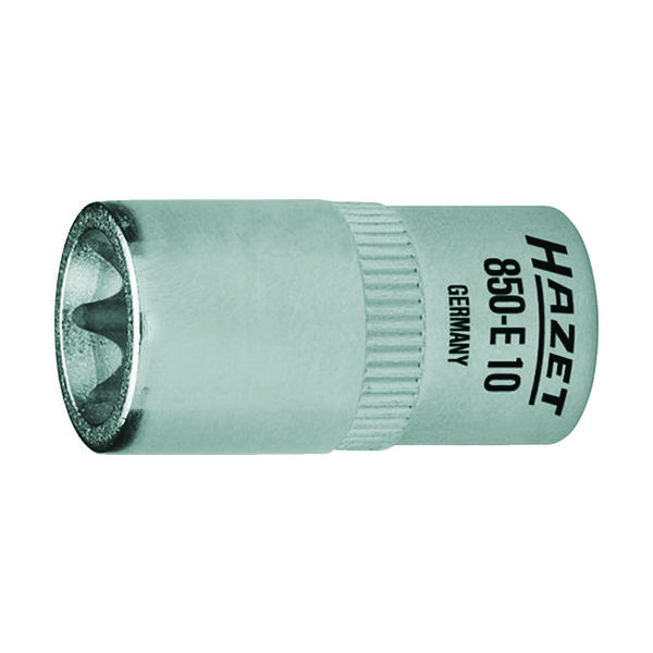 HAZET（ハゼット） HAZET E型トルクスソケット 差込角6.35mm 呼びNo.E10 850-E10 1個 813-2913（直送品）