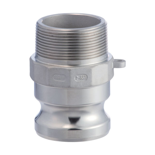 トヨックス カムロック アダプター オネジ ステンレス 633ーFB 3/4インチ SST 633-FB-3/4-SST 1個（直送品）