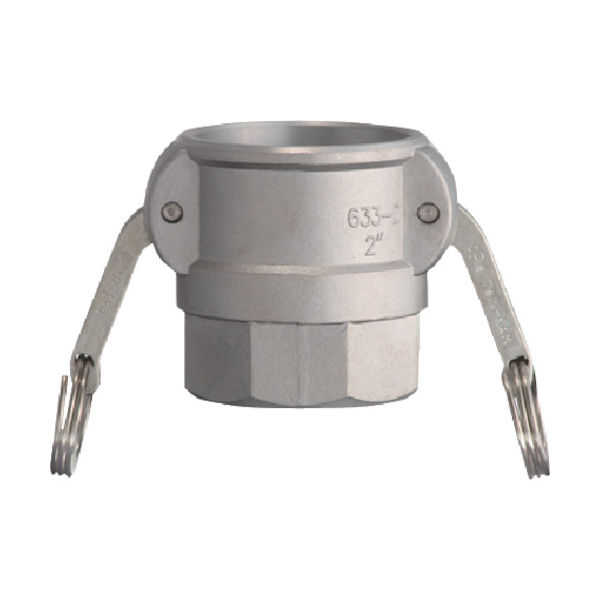 トヨックス カムロック カプラー メネジ アルミ 633ーDB 3/4インチ AL 633-DB-3/4-AL 1個 115-8624（直送品）