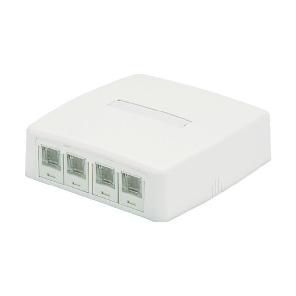 パンドウイット CAT6スプリングシャッター付きローゼットキット 白 JOQ BH600