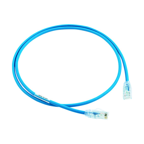 パンドウイットコーポレーション PANDUIT カテゴリ6A細径パッチコード 1m 青 UTP28X1MBU 1本 785-3564（直送品）