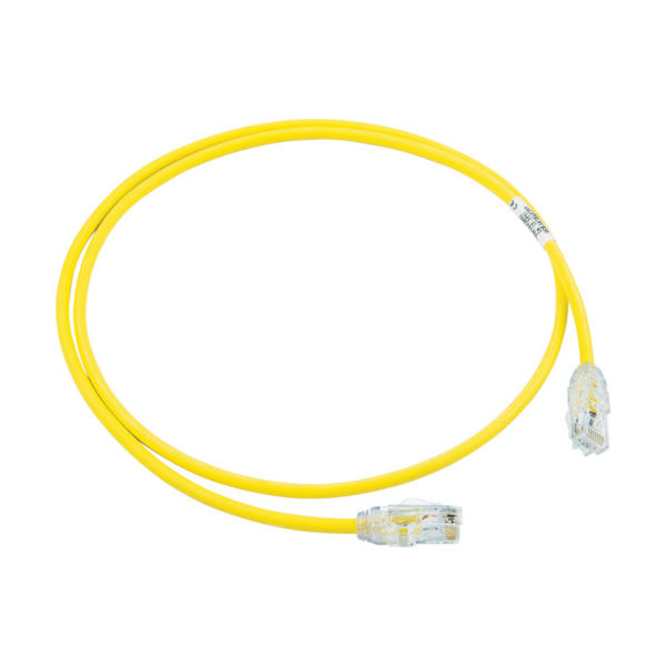 パンドウイットコーポレーション PANDUIT カテゴリ6A細径パッチコード 2m 黄 UTP28X2MYL 1本 785-3645（直送品）